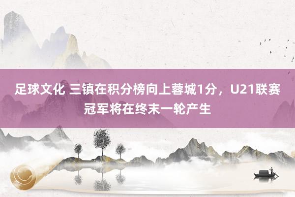 足球文化 三镇在积分榜向上蓉城1分，U21联赛冠军将在终末一轮产生